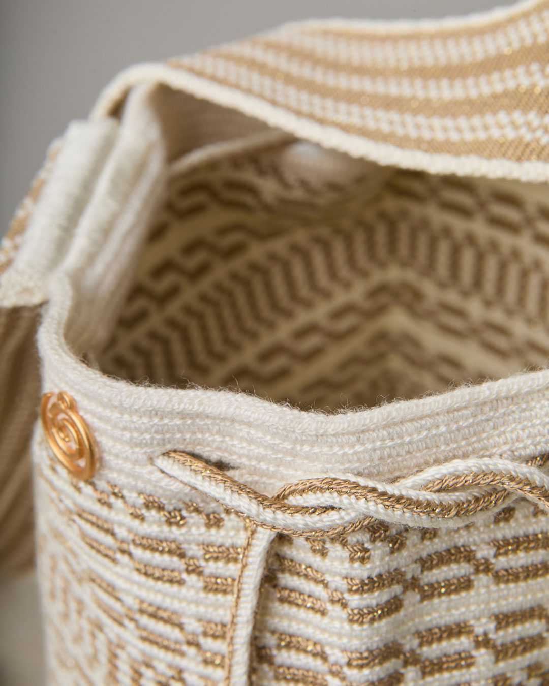 Mochila Cadenas Beige