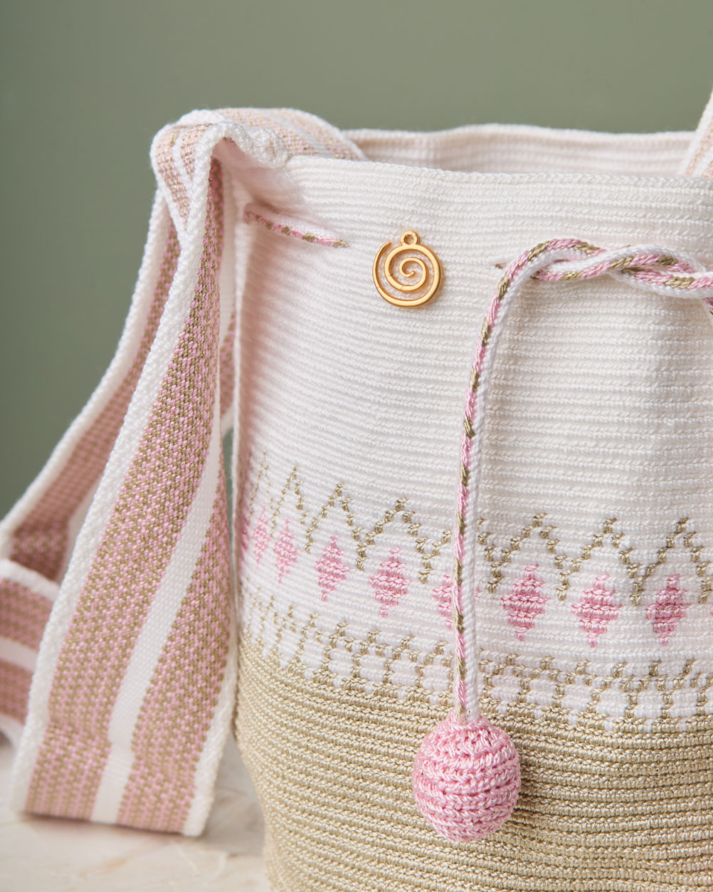 Mochila Jardín de Diamantes rosados