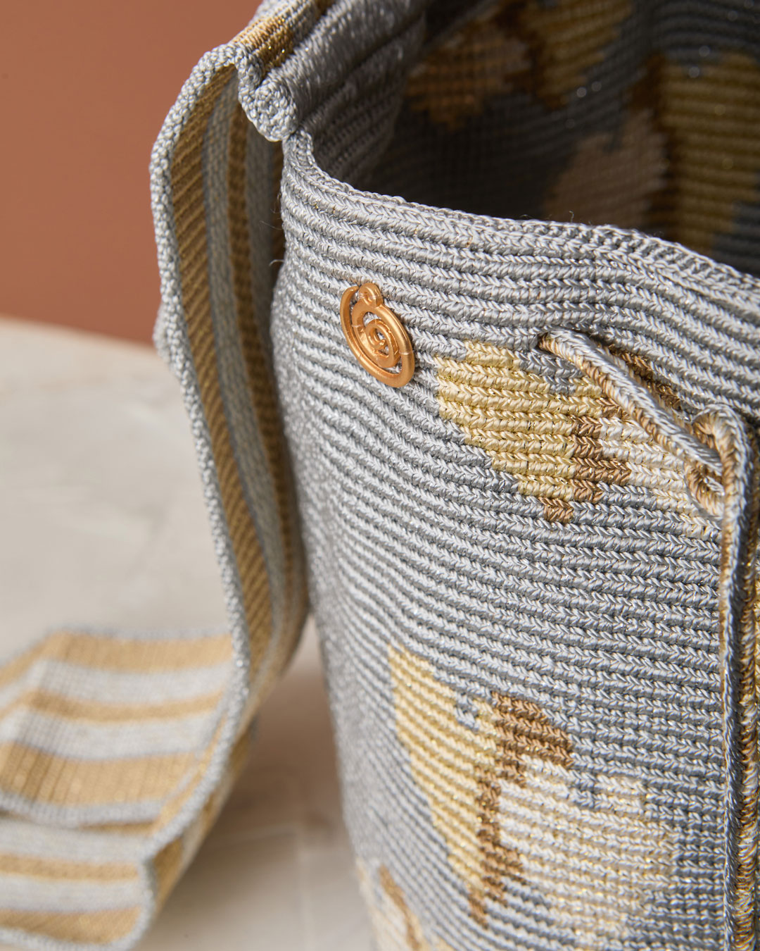 Mochila Dulce Corazones Gris