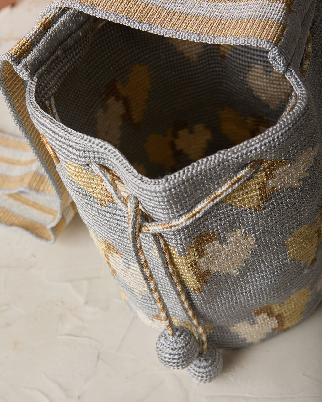 Mochila Dulce Corazones Gris