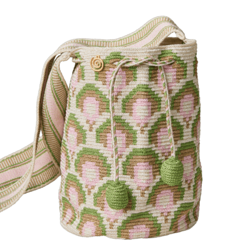 Beige Peacock Mochila