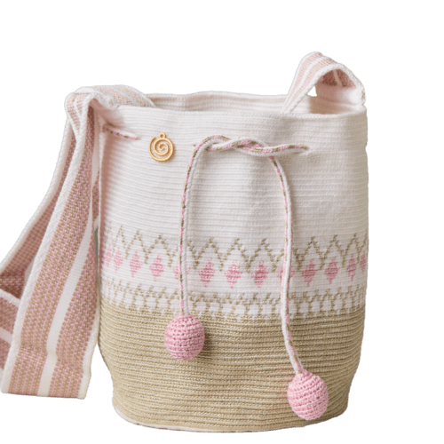 Pink Diamond Garden Bucket Bag